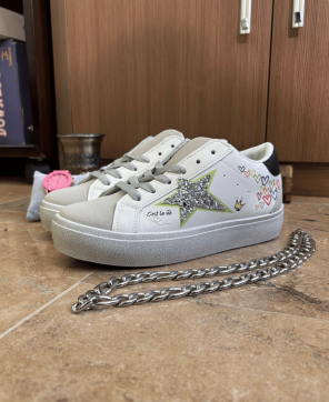 Zapatillas KALESIS LUZ - Deportivas Con Estrella En Lateral, En Dos Colores Diferentes