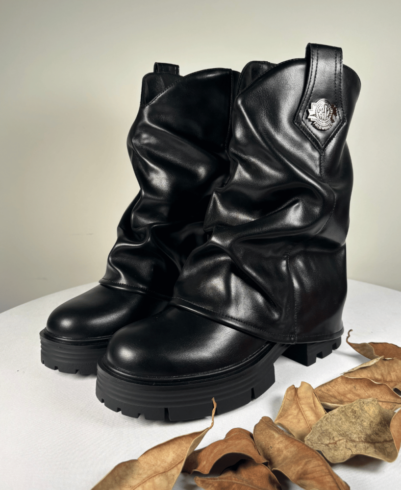Bota KALESIS BLACK URBAN - Con Suela Resistente y Estilo Elegante, en Piel Sintética