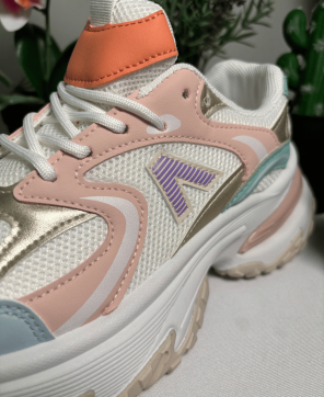 Zapatillas KALESIS CALIFORNIA - Zapatillas Estilo Deportivo Perfectas para Caminar, En Tonos Pastel