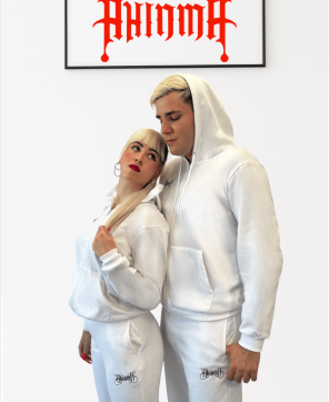 Chandal AHINMA INMORTAL Unisex-- En blanco y negro