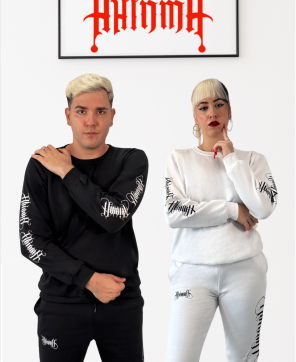 Chandal AHINMA BARRIO Unisex-- En Blanco y Negro