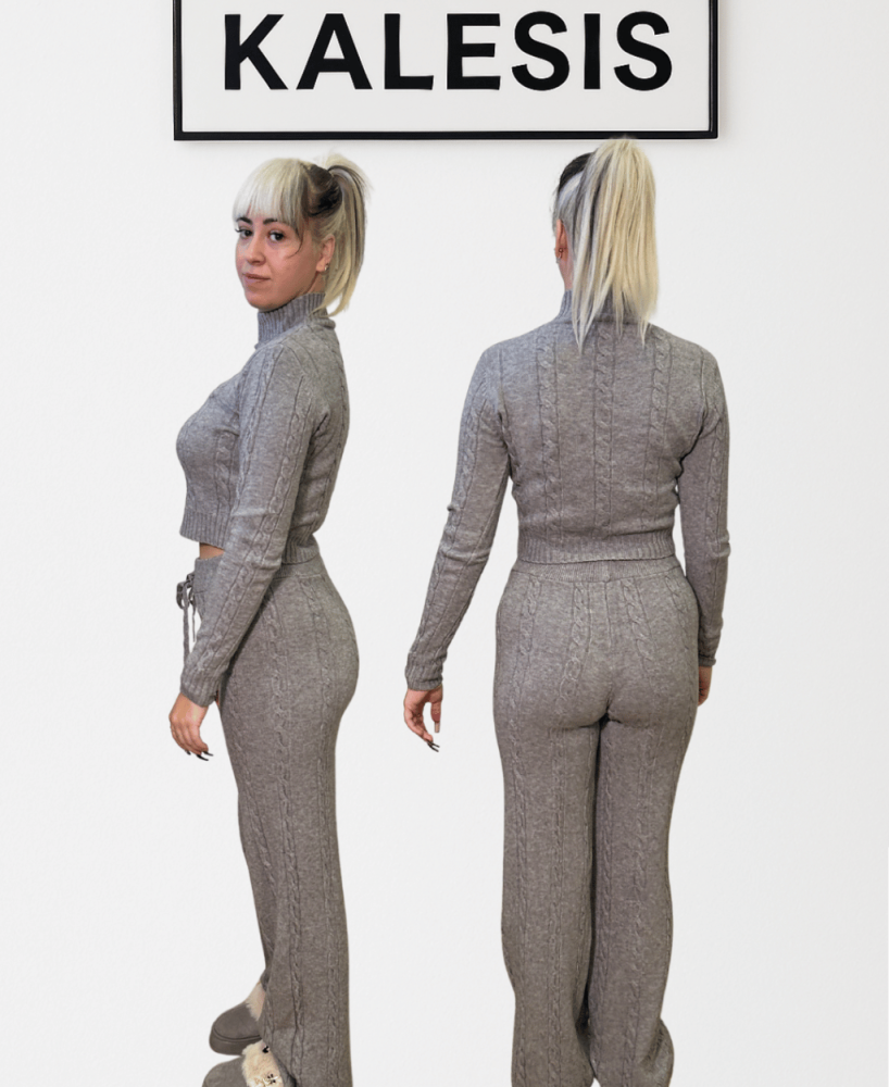 Conjunto KALESIS LANA-- De invierno Pantalón y camiseta de tela gordita