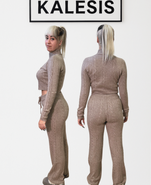 Conjunto KALESIS LANA-- De invierno Pantalón y camiseta de tela gordita