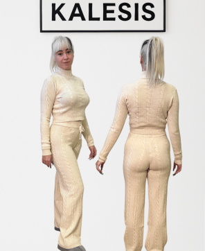 Conjunto KALESIS LANA-- De invierno Pantalón y camiseta de tela gordita