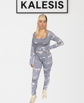 Conjunto KALESIS POWER-- Conjunto de top de manga larga y legging en varios colores