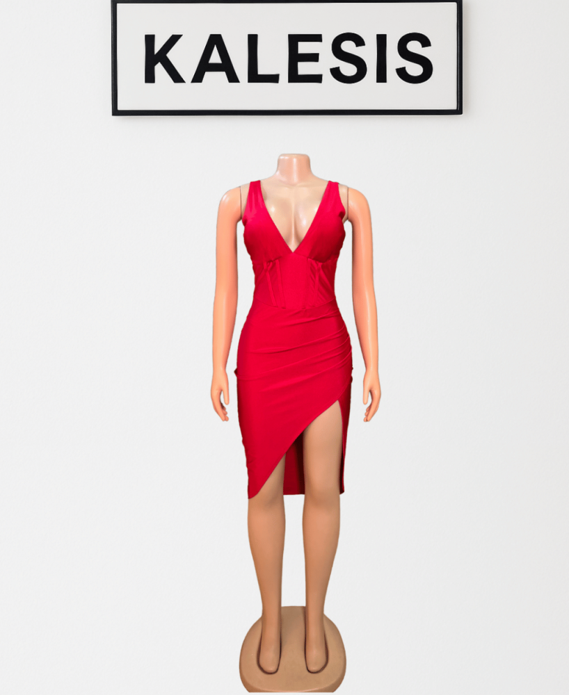 Vestido KALESIS SILUETA-- En 4 colores para mujer